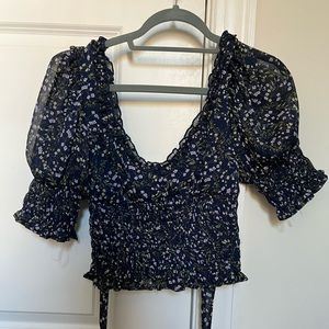 Small floral blouse
